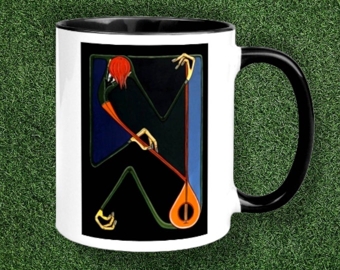 Art Mug Musician by Maria Marachowska