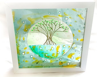 Glass Painting Tree