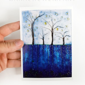 Carte postale Paysage marin Arbres
