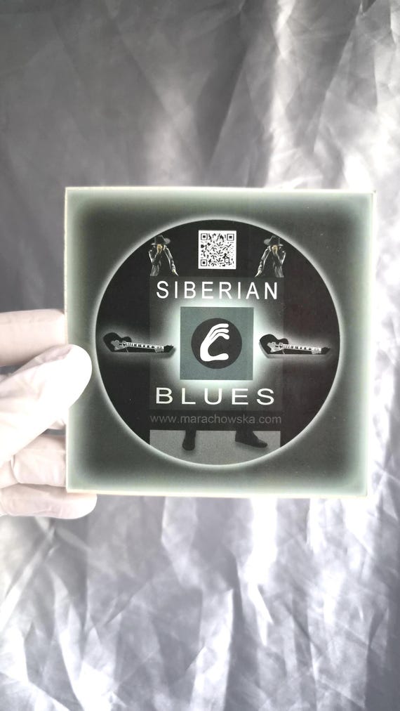 Musik Sticker Siberian Blues, Outdoor Aufkleber wetterfest 10,5x10,5 cm, Band Fanartikel