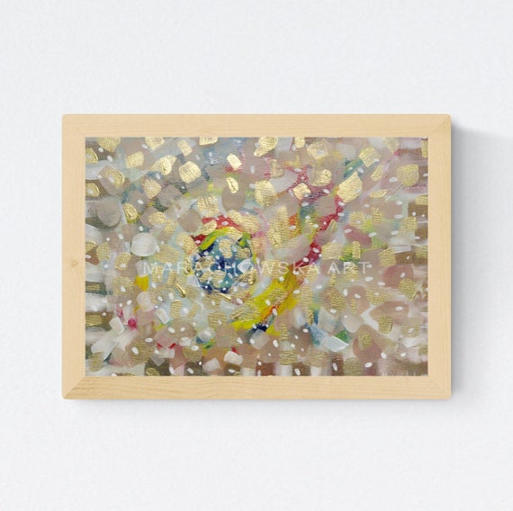Maria Marachowska Originalgemälde Goldschnee