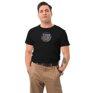Men&#39;s Tiger T-shirt made of premium cotton - Painting T-shirts - Tiger T-shirt - Art T-shirts - Art T-shirt - Organic T-shirt - T-shirt