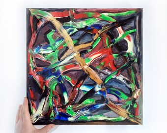 抽象表現主義の絵画 - Etsy 日本