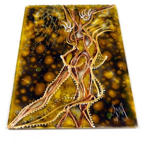 Glass Painting Suncatcher Woman by Maria Marachowska Bild 5