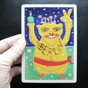 Carte postale d'art Berlin Bear de Maria Marachowska