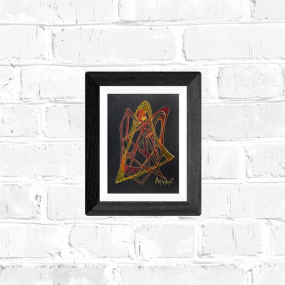 Watercolor Painting "Spider Master"