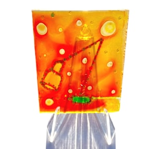 Glass Painting Lamp by Maria Marachowska