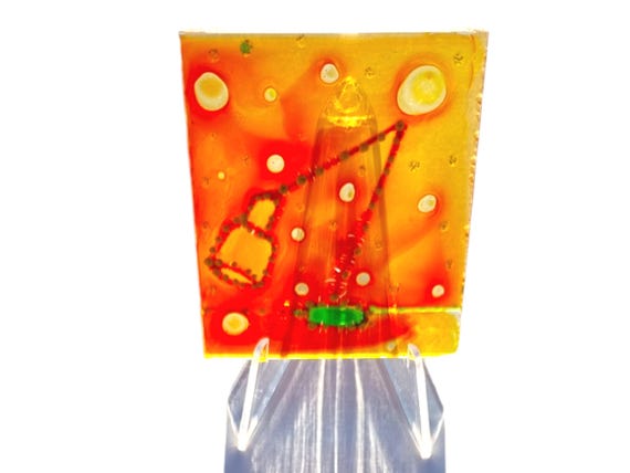 Glass Painting Lamp