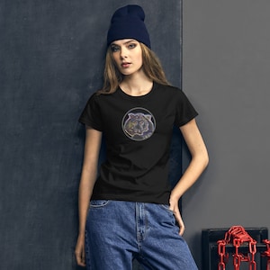 Short sleeve t-shirt for women Tiger - Painting t-shirts - Tiger t-shirt - Print t-shirts - Art t-shirt - Organic t-shirt - Animal t-shirt