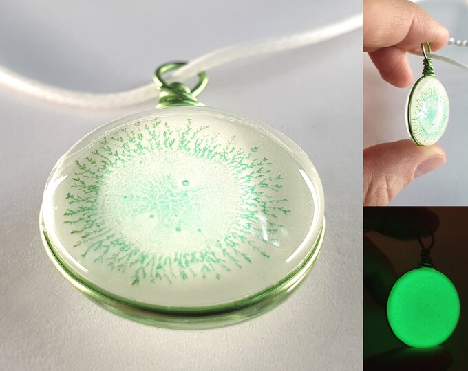 Glowing Green Pendant