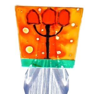Glass Painting Street Lantern by Maria Marachowska