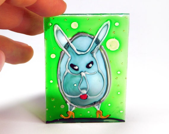 Rabbit Painting by Maria Marachowska