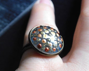 Handmade Ring Painting by Maria Marachowska