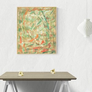 Abstract Colorful Autumn Painting, Framed Colorful Artwork, Canvas Painting Abstract, Abstract Colorful Art, Maria Marachowska