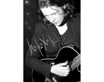 Signed Autograph Card Maria Marachowska - Guitarist Postcard - Music Postcard - Music Autograph Cards - Musical Greeting Cards