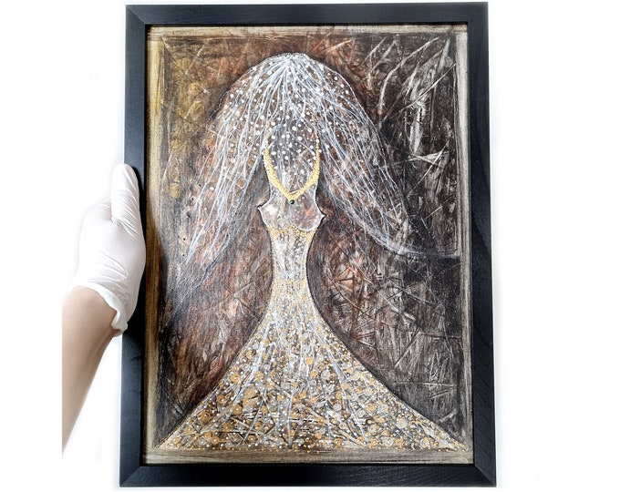 Art Nouveau Framed Painting