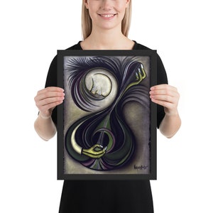 Framed poster &quot;Musician&quot; by Maria Marachowska