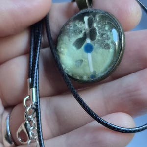 Unique Glow-in-the-Dark Pendant by Maria Marachowska – A One-of-a-Kind Art Nouveau Masterpiece for All Ages image 3