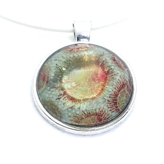 Unique pendant Sunflowers by Maria Marachowska