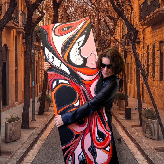 Surreal Painting Woman