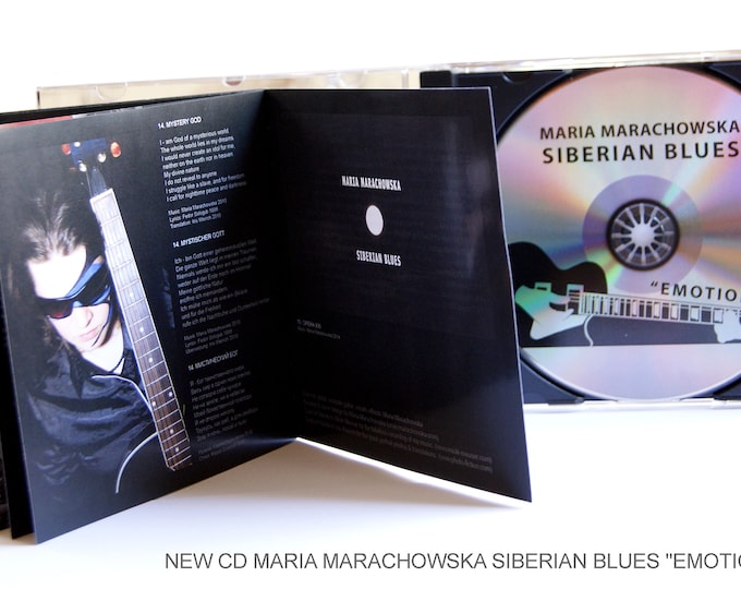 Music Cd Album "Emotions" - Music CDs - Acoustic Music - Acoustic CD - Acoustic Live Music CD - Maria Marachowska "Siberian Blues"
