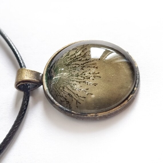 Gemälde Kunstanhänger Grüner Baum