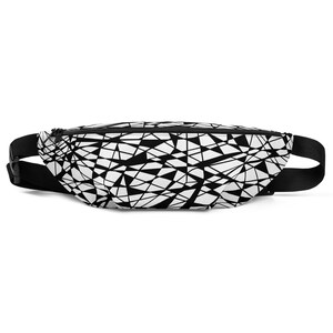 Fanny Pack Spider Web Black and white print of an original drawing by Maria Marachowska