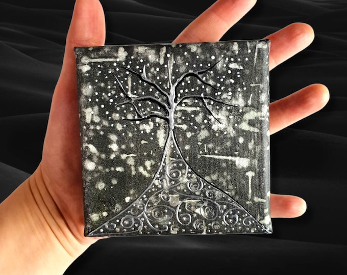 Original Painting "Silver Tree" by Maria Marachowska