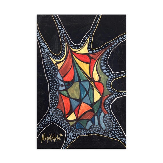 Postkarte Gemälde Clown