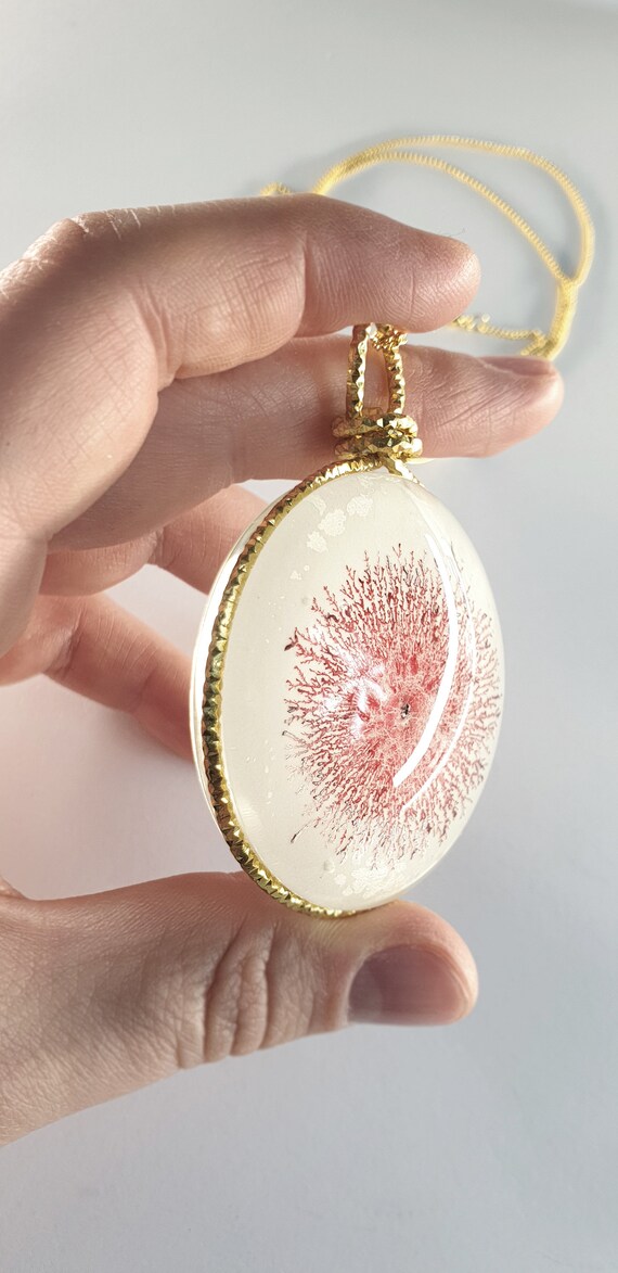Big Glass Pendant by Maria Marachowska 