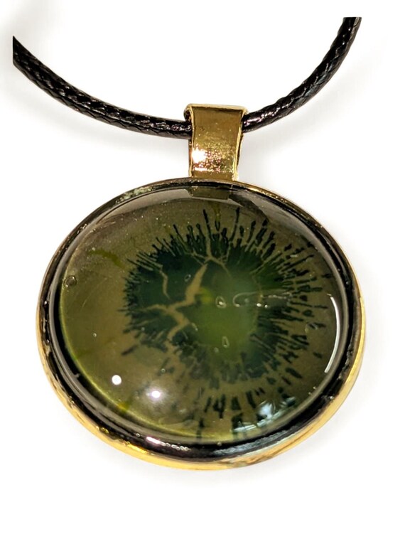 Handgemalte Glasgemälde Schmuck Anhänge, Trendy Kollektion von Maria Marachowska