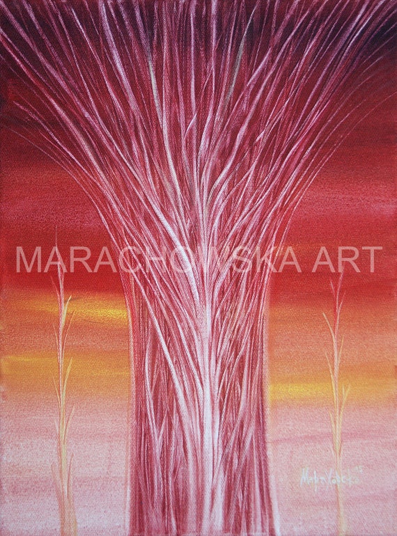 Surreal Painting Tree - Maria Marachowska