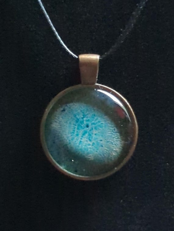 Maria Marachowska - Blue Pendant - Handmade Jewelry - Unique Jewellery