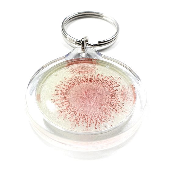 Schlüsselanhänger aus Acrylglas, leuchtet im Dunkeln – Trendy Design