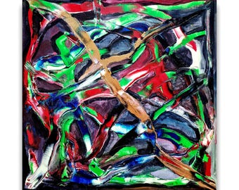 Abstrakt expressionistisk målning