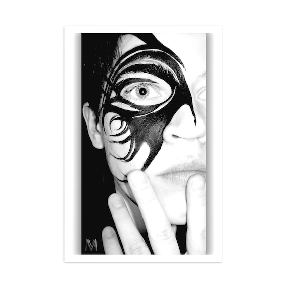 Postkarte Body Art Artist Maria Marachowska