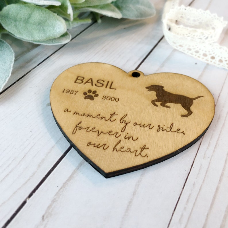 Personalized Pet Memorial Gift for Pet Loss Wooden Etsy