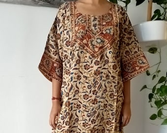 Kaftan,Resort Wear,Freizeitkleidung,Nachtwäsche,Baumwollkaftan,Boho Kleid,Maxikleid,Baumwollkleid