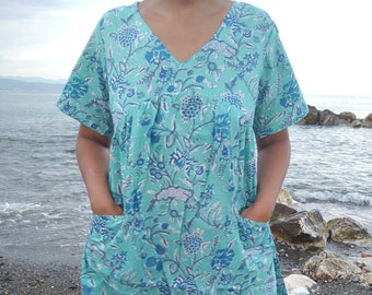 Cotton dress,summer dress,gifts for her,bridesmaid gift,cotton dress, beachwear,swim cover up,