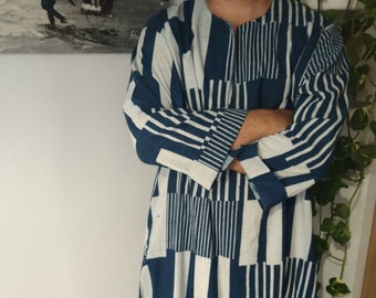 Mens cotton Kaftan ,cotton abaya,gifts for him,mens loungewear,mens resort wear,boho dressing robe,summer robe, beachwear