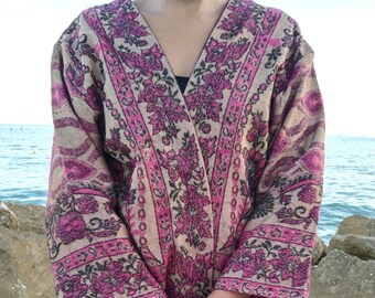 Yak wool kimono,wool cover up,fall kimono,boho kimono,wool jacket,Christmas gift,mom postpartum gift
