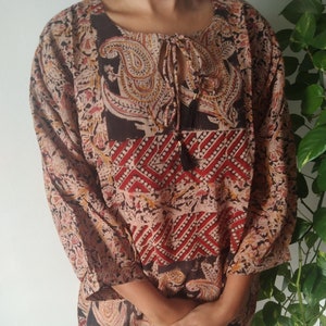 Cotton tunic,block print tunic,resort wear, loungewear,summer tunic,swim cover up,beachwear,cotton dress,boho dress