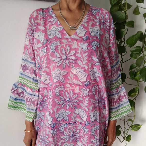 Cotton tunic,cotton dress,summer dress,beachwear,swim cover up,resort wear, loungewear,mom postpartum gift,bridesmaid gift,cotton dress,boho