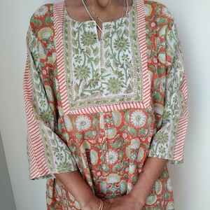 Cotton tunic,gifts for her,resort wear,beachwear,swim cover up,boho tunic,mother&#39;s day gift,moms postpartum gift,summer boho tunic,