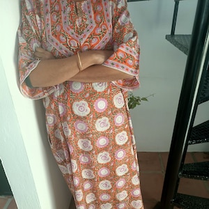 Plus size kaftan,caftan,resort wear,loungewear,sleepwear,boho dress,cotton kaftan,