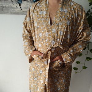 Men&#39;s robe,cotton robe, loungewear,resort wear,gifts for him,Christmas gift