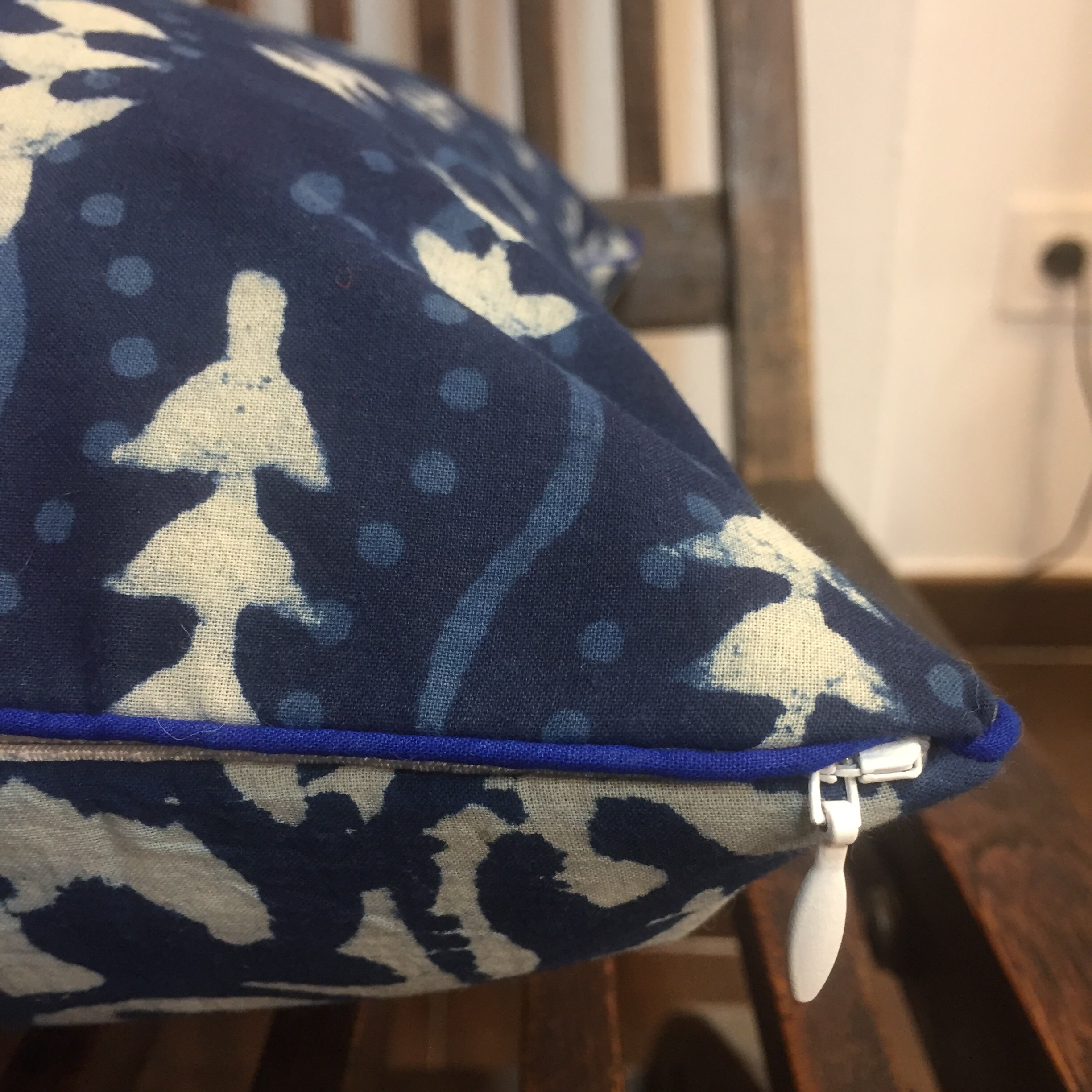 Indigo Cushion Cover,handmade Cushion Cover,home Decor