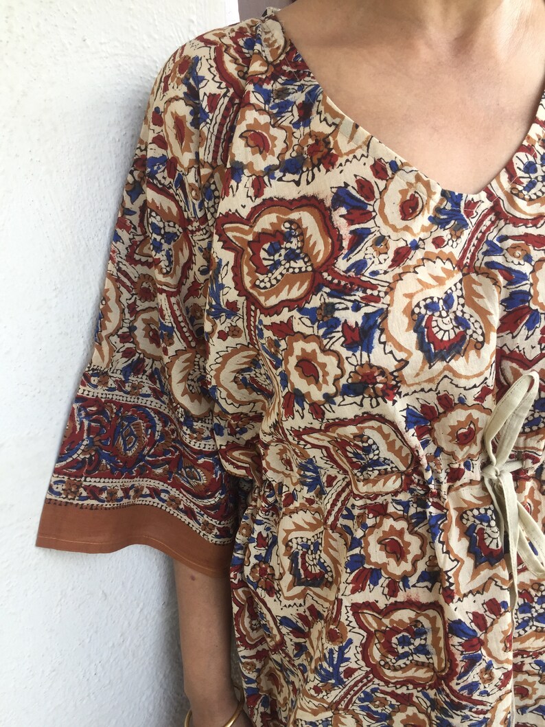 Short Kaftan,Handmade Kaftan,Resort wear,beach cover up,Swim cover up,Gifts for her,boho dress,Women/'s tunic,Cotton sleepwear,loungewear