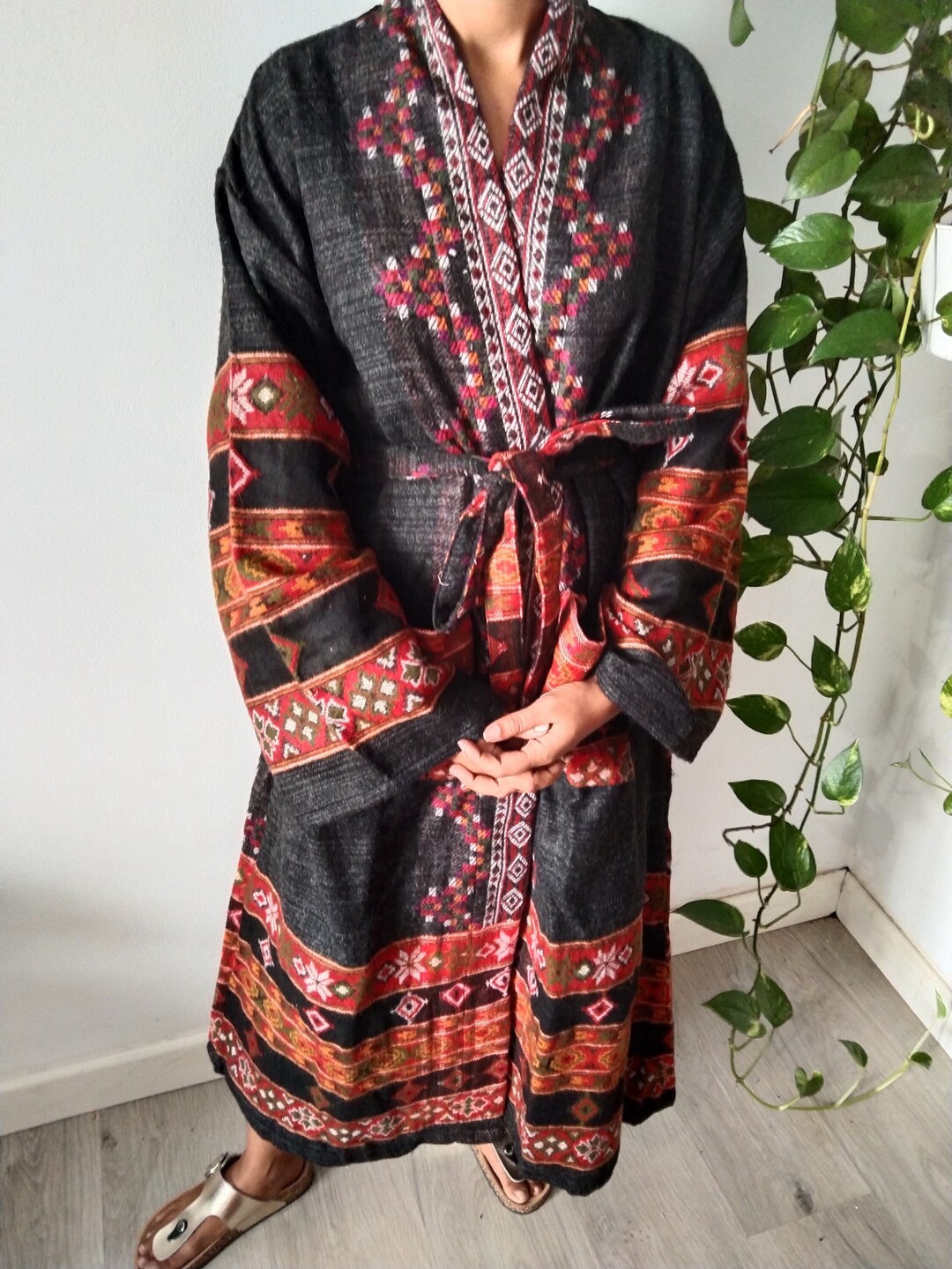 Yak Wool Robe,resort Wear,loungewear,dressing Robe,gifts for Her,gifts