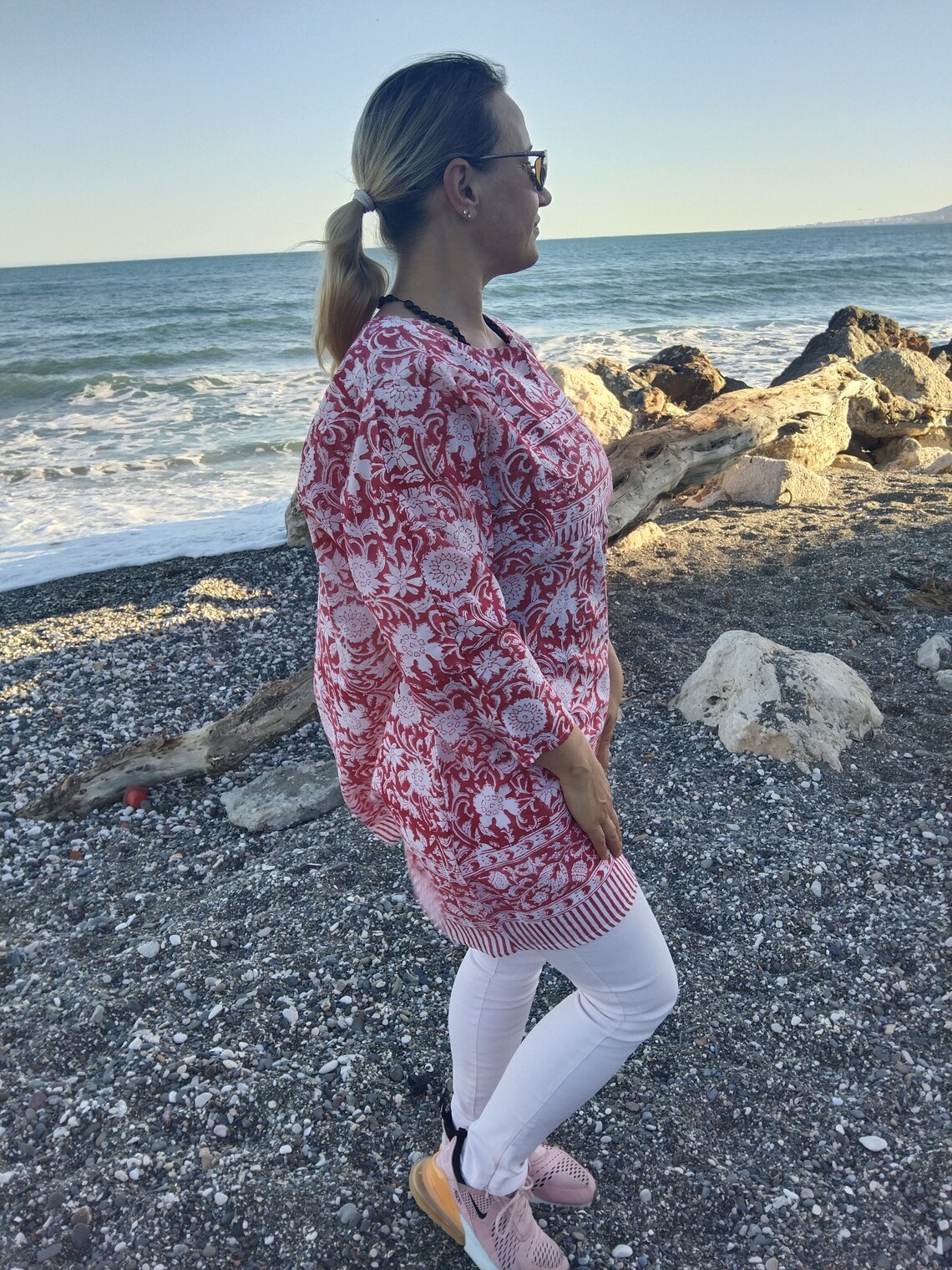 Destin Womens Tunic in Hash Tags